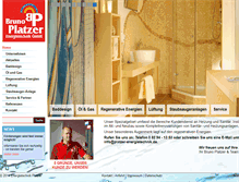 Tablet Screenshot of energietechnik-platzer.de